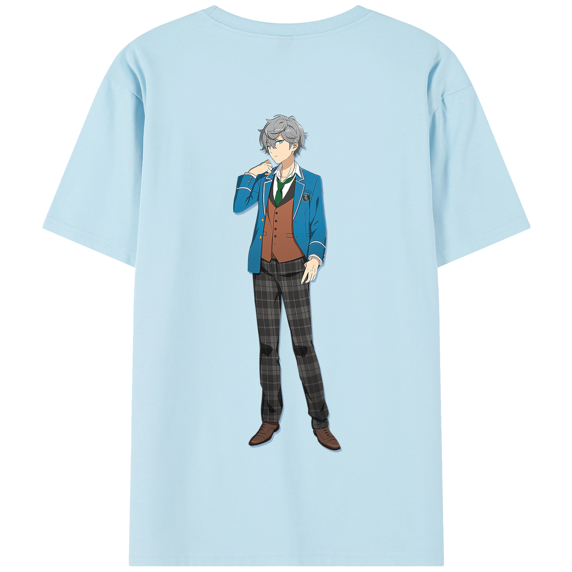 （画像用） あんさんぶるスターズ! Ensemble Stars 綿100％半袖Tシャツ（背面プリント）